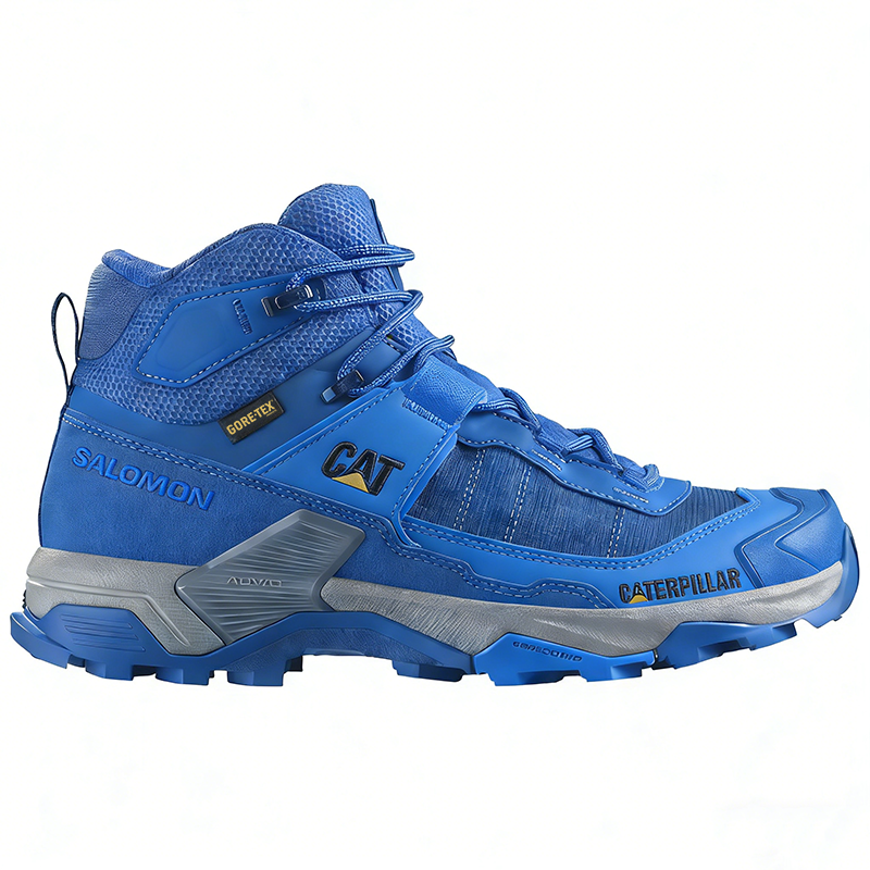Salomon® and CAT® work and hiking shoes, waterproof and breathable, ideal for work.