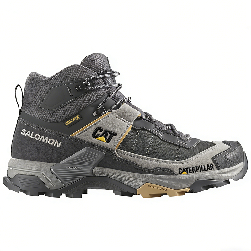 Salomon® and CAT® work and hiking shoes, waterproof and breathable, ideal for work.