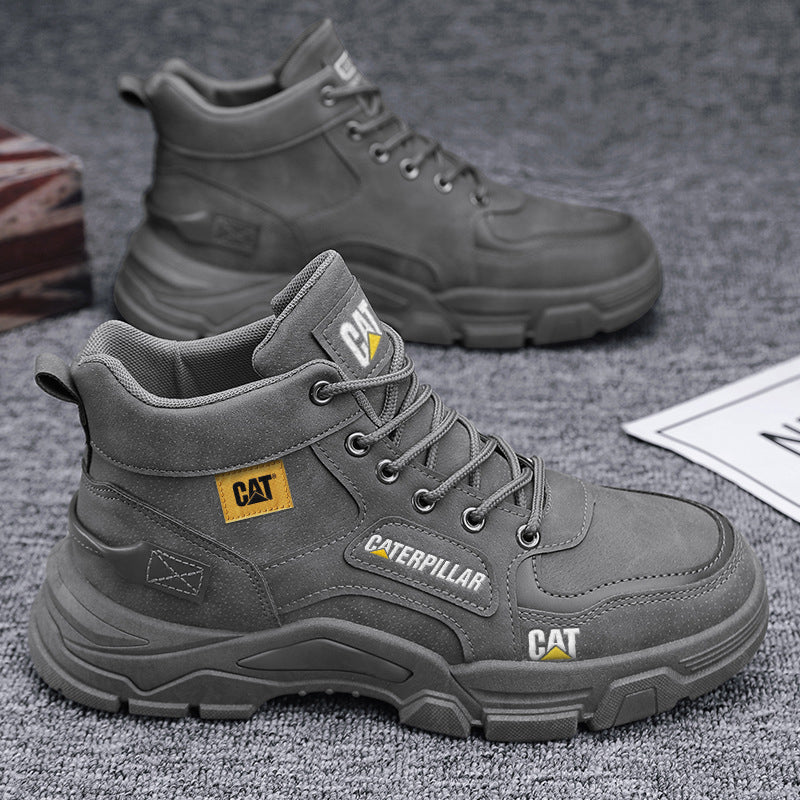 CAT® Men's Casual Shoes - Lightweight Low-Top Leather Shoes